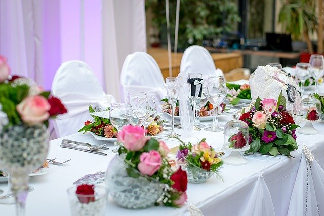 svadobný stôl
